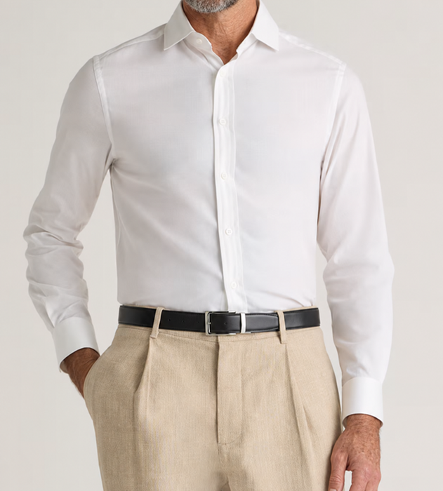 Organic Cotton Cashmere Magnetic Dress Shirt - Magnetic Closure